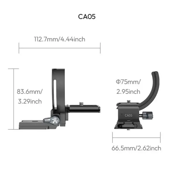 Поворотная площадка Ulanzi CA05 Horizontal-To-Vertical Adapter Ring 75mm