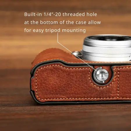 Кожаный чехол SmallRig для FUJIFILM X100VI (коричневый) 4699