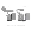 Крепление SmallRig для V Mount аккумулятора с площадкой Arca 4505
