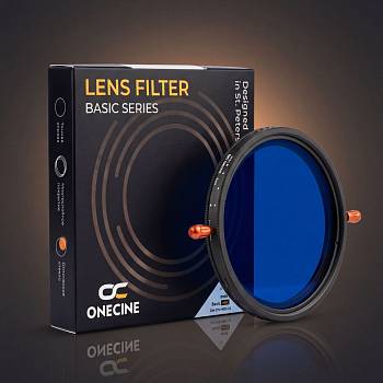 Светофильтр 2в1 OneCine Basic CPL, ND2-32 для объектива 46 мм (фильтр поляризационный, нейтрально серый 46mm)