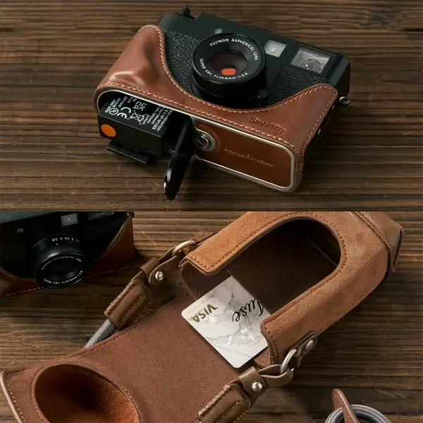 Кожаный чехол SmallRig Leather Kit для Fujifilm X half (Коричневый) 5218