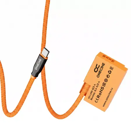 Кабель питания Onecine USB PD-LPE17 Pro для камер Canon R8, R10, R50, R100, RP, 77D, 850D