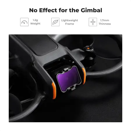 Комплект фильтров K&F concept (UV+PL+ND8+ND16+ND32+ND64) для DJI Avata 2