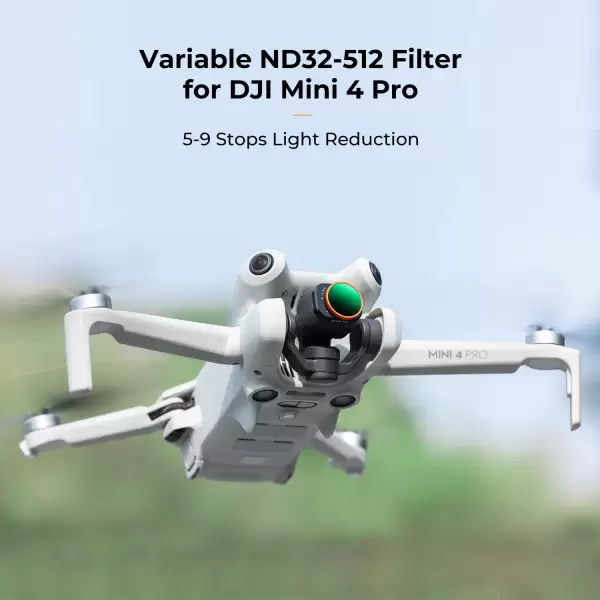 Фильтр K&F concept ND32-512 (5–9 ступеней) для DJI Mini 4 Pro Фильтр K&F concept ND32-512 (5–9 ступеней) для DJI Mini 4 Pro