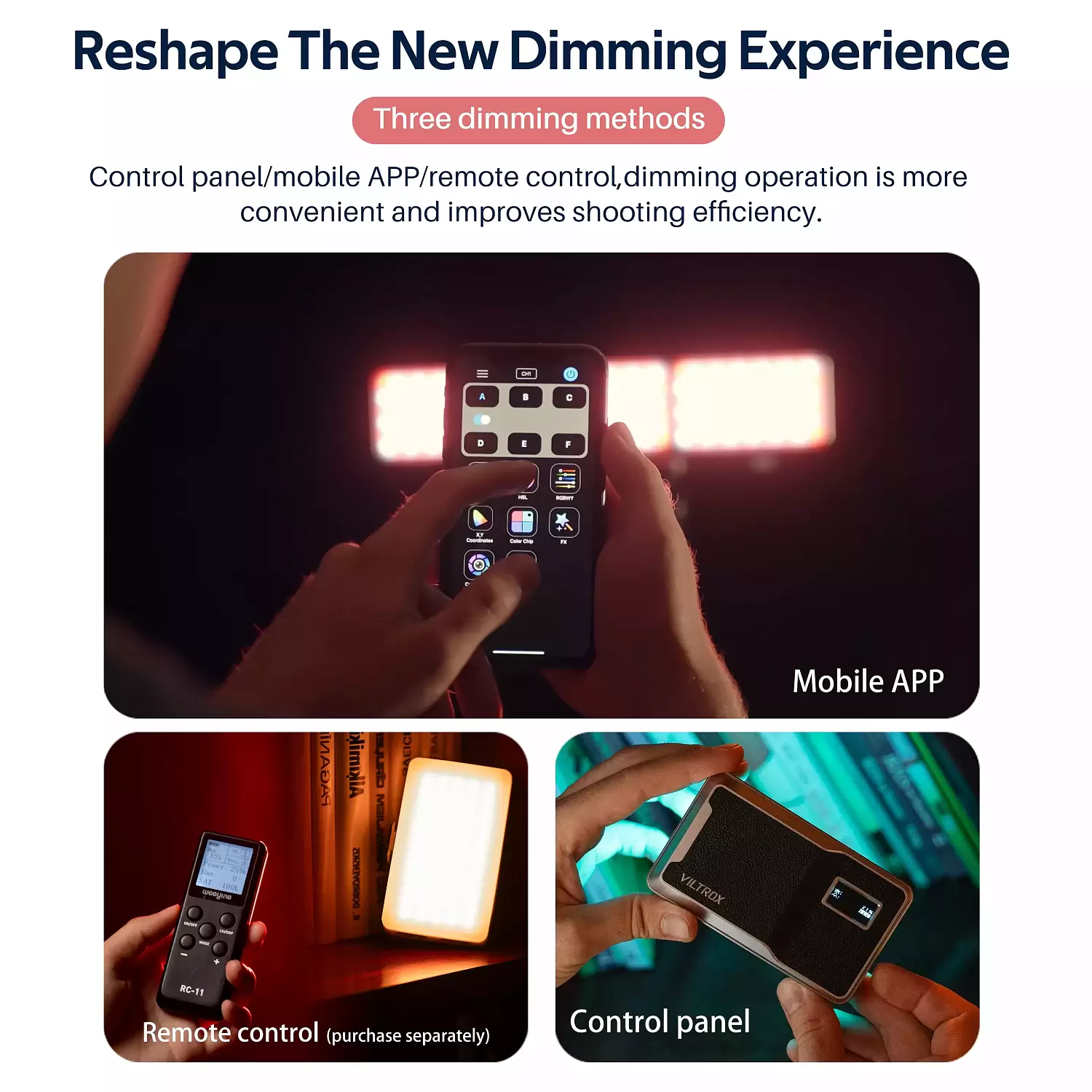 Компактный свет Viltrox Retro 12X Компактный свет Viltrox Retro 12X