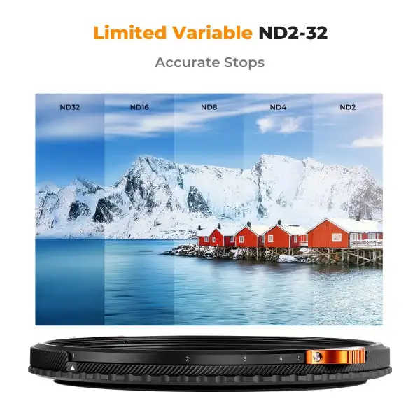 Фильтр K&F True Color 49 мм Nano X CPL+Variable Fader NDX ND2-ND32