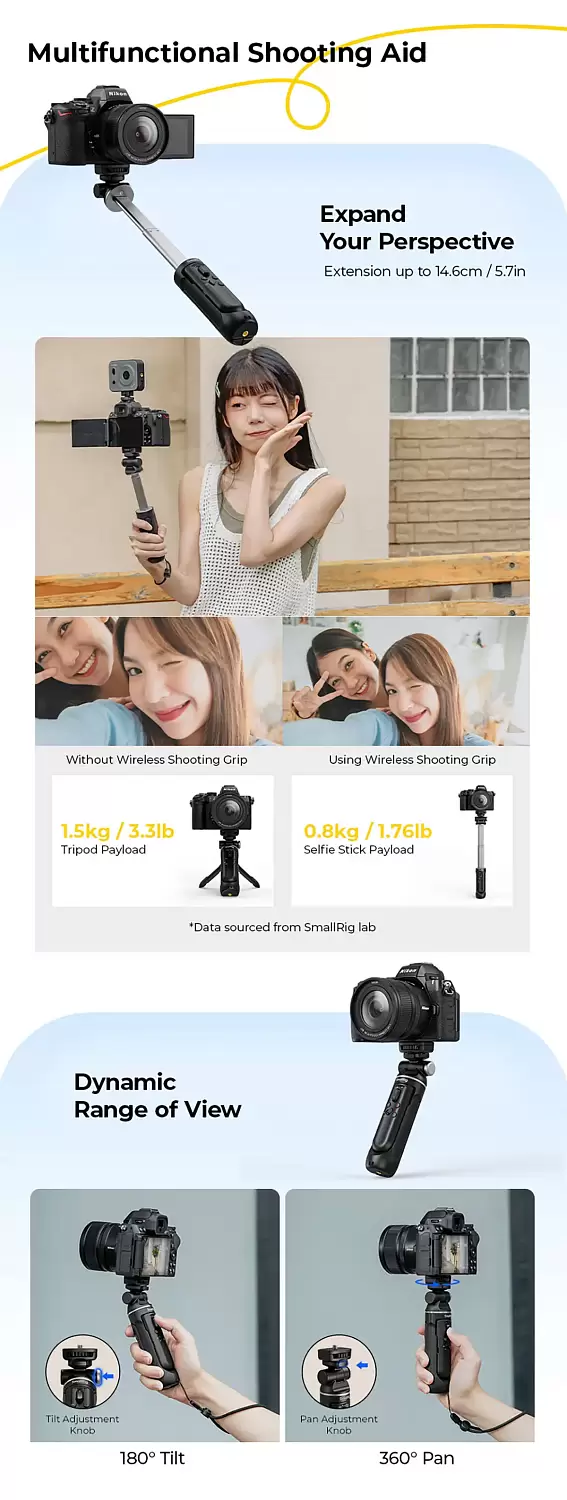 Пульт SmallRig SR-RG2 Multifunctional Wireless Shooting Grip 4551