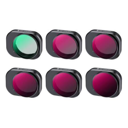 Комплект фильтров K&F concept (CPL, ND&PL CPL, ND4&PL, ND8&PL, ND16&PL, ND32&PL, ND64&PL) для DJI Mini 4 Pro