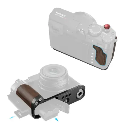 L площадка SmallRig Wooden для FUJIFILM GFX100RF (Black) 5266