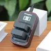 Зарядное Kingma BM058-W126 с двумя аккумуляторами Fujifilm NP-W126 в слотах