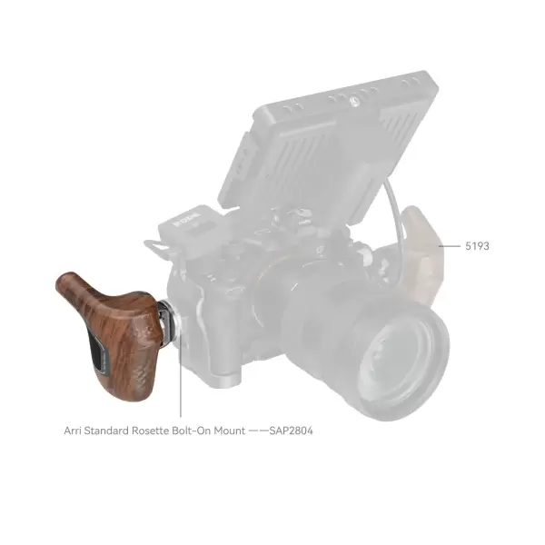 Ручка SmallRig ImageGrip Series Wooden ARRI Rosette (Левая сторона) 5162 Ручка SmallRig ImageGrip Series Wooden ARRI Rosette (Левая сторона) 5162