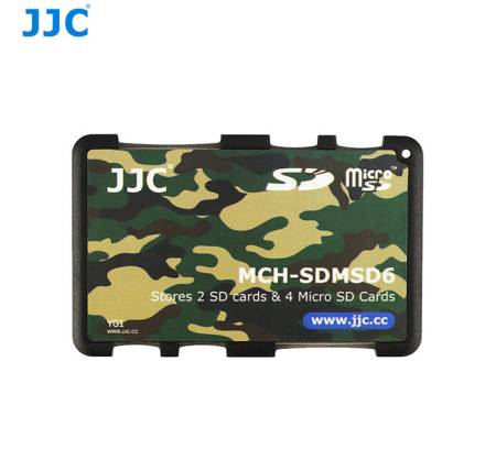 Кейс кредитная карта для карт памяти JJC для 2хSD и 4хmicroSD