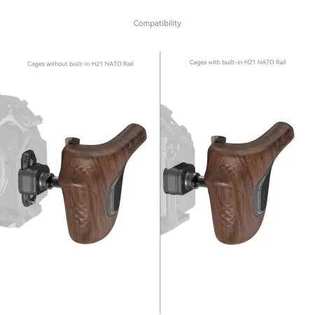 Ручка SmallRig ImageGrip Series Wooden Handle NATO (Левая сторона) 5161