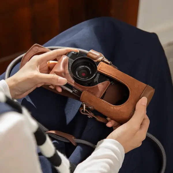 Кожаный чехол SmallRig Leather Kit для Fujifilm X half (Коричневый) 5218