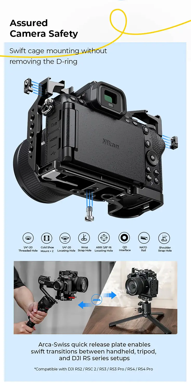 Площадка SmallRig Baseplate для Nikon Z50 II 4981