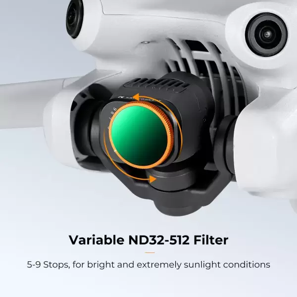 Комплект фильтров K&F concept ND (adjustable ND2-32 + adjustable ND32-512) для DJI Mini 4 Pro Комплект фильтров K&F concept ND (adjustable ND2-32 + adjustable ND32-512) для DJI Mini 4 Pro