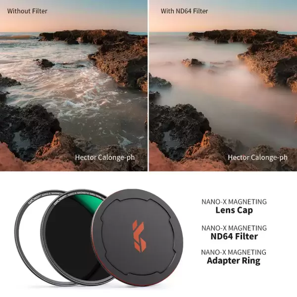 Фильтр магнитный K&F NANO X ND64 67 мм Фильтр магнитный K&F NANO X ND64 67 мм