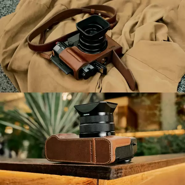 Кожаный чехол SmallRig Leather Case Kit для FUJIFILM GFX100RF (Brown) 5268