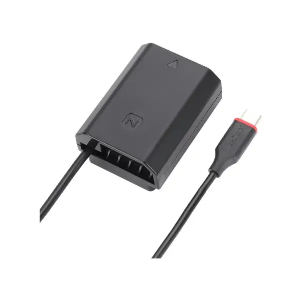Пустышка NP-FZ100 с витым кабелем USB-C — общий вид