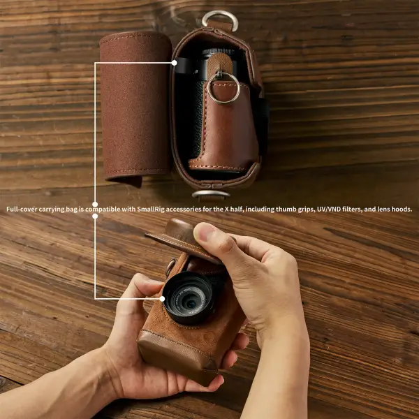Кожаный чехол SmallRig Leather Kit для Fujifilm X half (Коричневый) 5218