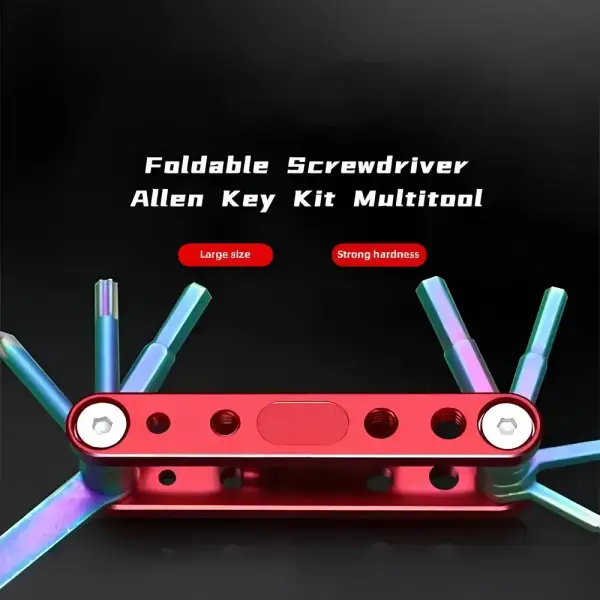Набор ключей OneCine Multi-Tool красный