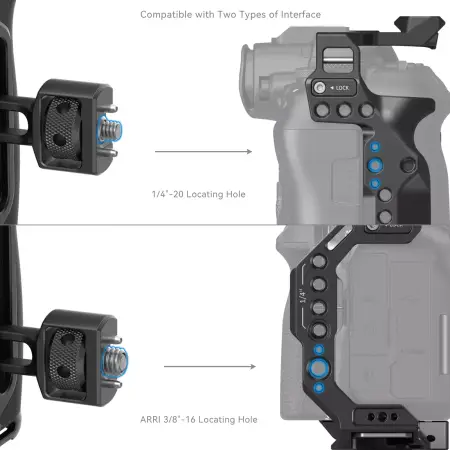 Ручка SmallRig Side Handle with Two-in-One Locating Screw 4346