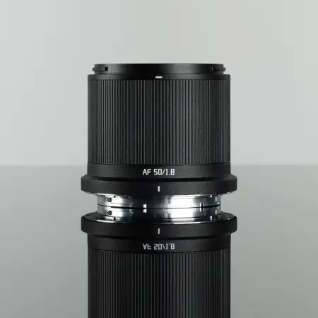 Объектив TTartisan AF 50 мм f1.8 Neo для Nikon Z — вид сбоку, байонет Nikon Z