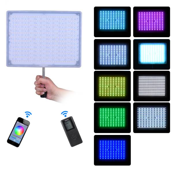 Светодиодный свет Yongnuo YN600RGB 5500K