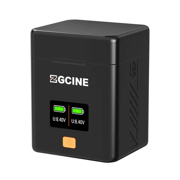 Зарядный кейс ZGCINE PS-W126 для быстрой зарядки аккумулятора Fujifilm NP-W126 на два аккумулятора