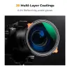 Фильтр K&F True Color 82 мм Nano X CPL+Variable Fader NDX ND2-ND32