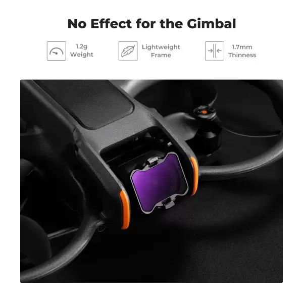 Комплект фильтров K&F CONCEPT ND (ND8+ND16+ND32+ND64) для DJI Avata 2 Комплект фильтров K&F CONCEPT ND (ND8+ND16+ND32+ND64) для DJI Avata 2