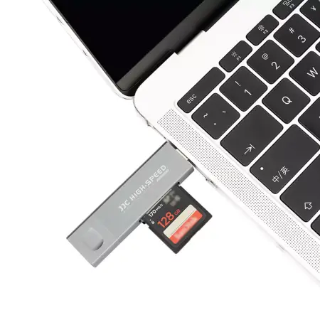 Картридер JJC CR-UCL1 GRAY USB 2.0