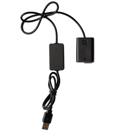 FW50 питание от USB с адаптером от сети