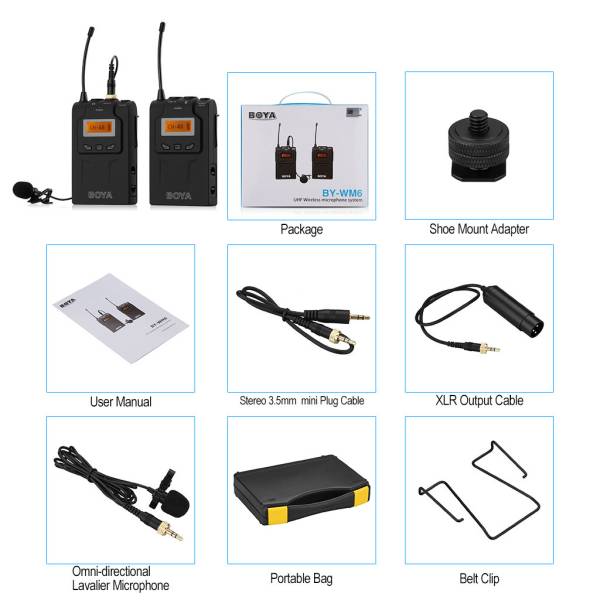 Радиосистема с петличкой BOYA BY-WM6
