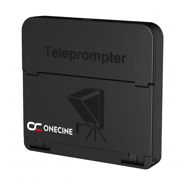 Телесуфлёр OneCine Script 10 Lite в сложенном виде — плоский короб толщиной 30 мм