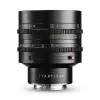 Объектив TTartisan 50 мм T2.1 Full Frame Cine Dual-Bokeh для L mount — вид сбоку стоя на белом фоне