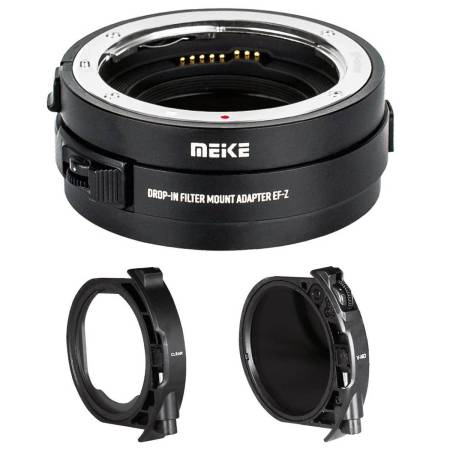Переходное кольцо Meike MK-EFTZ-C EF/EF-S - Z для Nikon Z с переменным ND фильтром (объективы Canon EF на камеры Nikon Z)