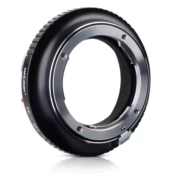 Переходное кольцо K&F PK - GFX (Объективы Pentax K на фото камеры Fujifilm GFX)