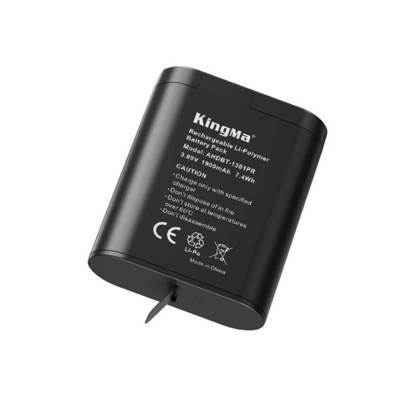 Аккумулятор Kingma AHDBT-1301PR сбоку