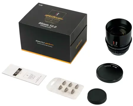 Кинообъектив 7artisans Spectrum 85 мм T2.0 для комплектация