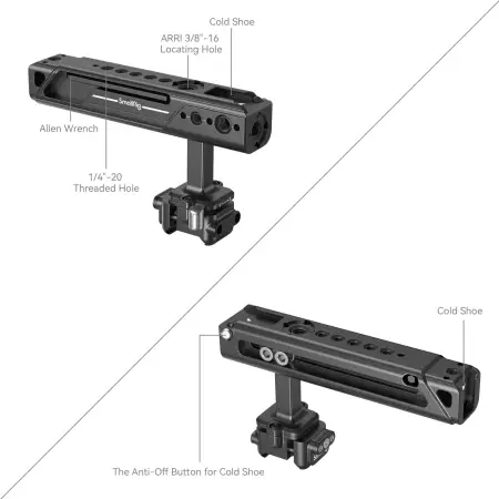 Ручка SmallRig Snap-on Quick Lock NATO Top Handle 4175