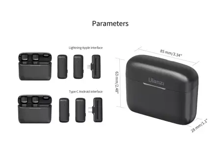 Радиосистема Ulanzi J12 Lightning для iPhoneРадиосистема Ulanzi J12 Lightning для iPhone