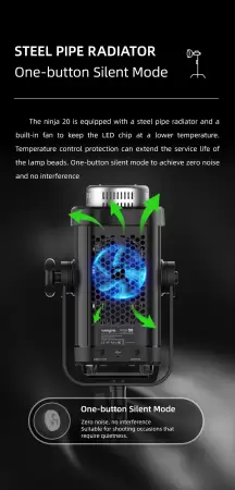 Свет Viltrox Weeylite Ninja 20 200W