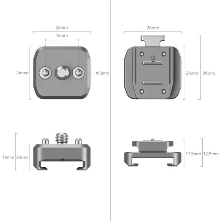 Площадка SmallRig HawkLock H18 с холодным башмаком 4500