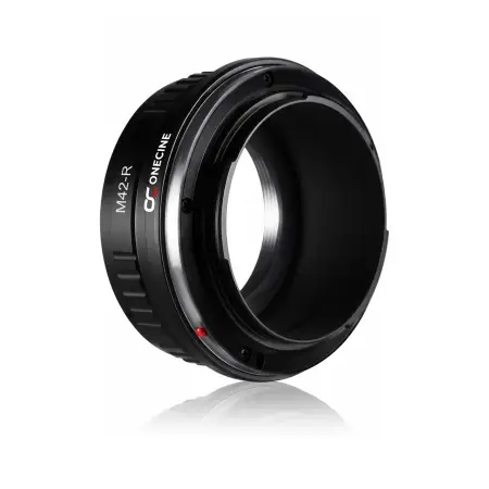 Переходное кольцо OneCine M42-R, вид сбоку с маркировкой и логотипом