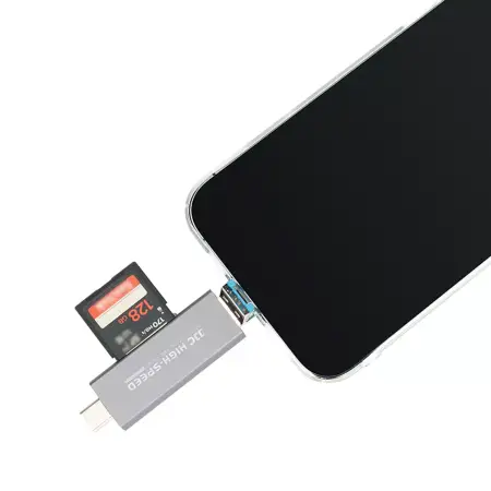 Картридер JJC CR-UCL1 GRAY USB 2.0