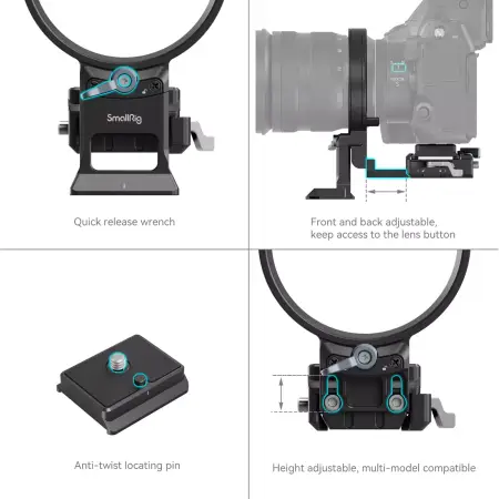 Площадка поворотная SmallRig Rotatable Horizontal-to-Vertical Mount Plate Kit для некоторых камер Nikon Z 4306