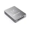 Картридер OneCine CFexpress Type B — алюминиевый корпус и слот для карты CFexpress Type B