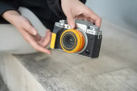 Объектив TTartisan AF 27 мм F2.8 APS-C для Fuji X Limited Edition оранжевый