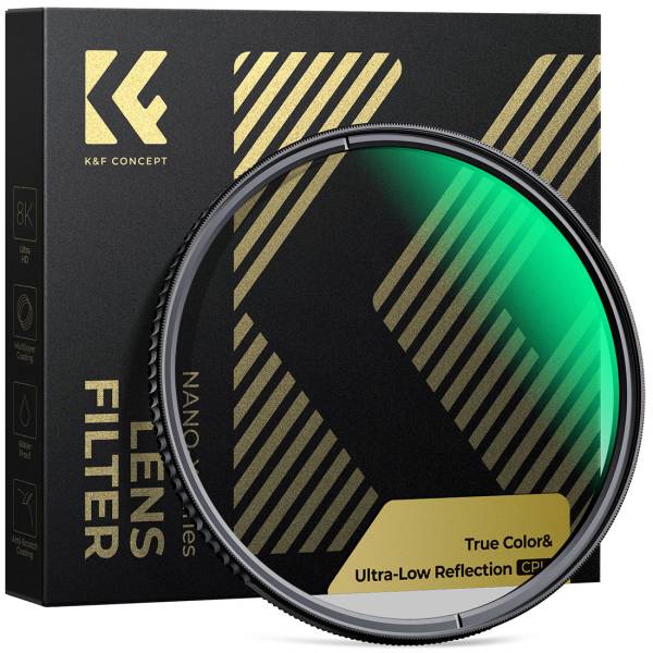Фильтр K&F True Color Nano X CPL поляризационный Ultra-Low Reflectivity 77 мм Фильтр K&F True Color Nano X CPL поляризационный Ultra-Low Reflectivity 77 мм